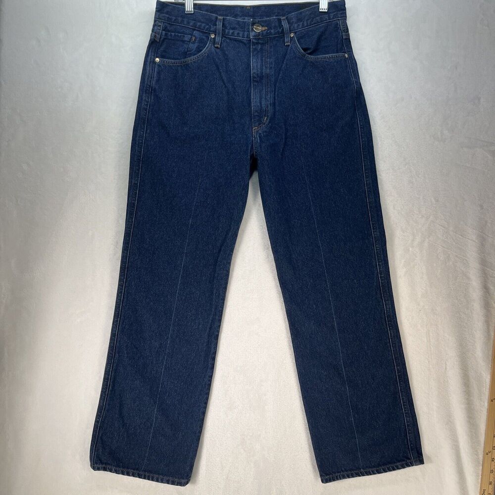 Goldsign The A Jeans Women’s Sz 30 High Rise Straight Dark Wash Denim
